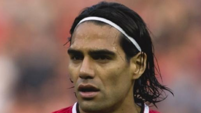 Radamel Falcao con la maglia dei Red Devils