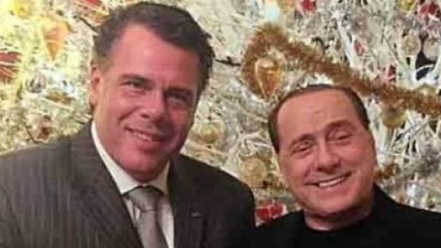 Dana con Silvio Berlusconi