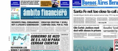 La denuncia fue tapa en varios diarios