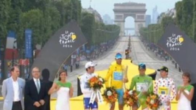 I vincitori delle maglie del Tour de France