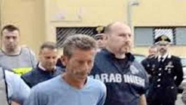 Massimo Bossetti il giorno del suo arresto