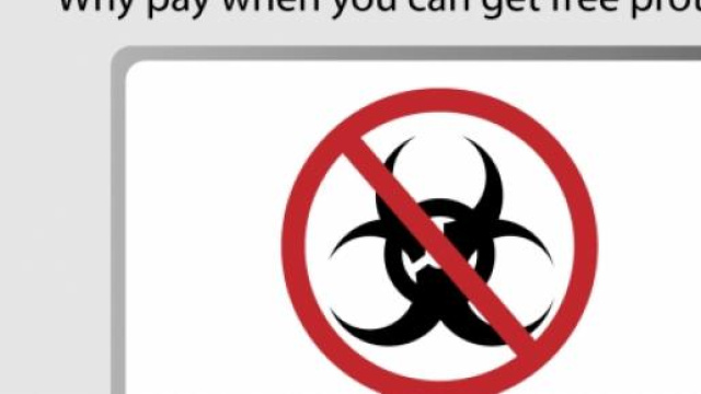 Simbolo di un antivirus per pc