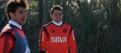 Aimar y Saviola, juntos otra vez en River