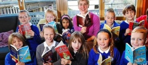 Landman (back middle) won the Carnegie Medal