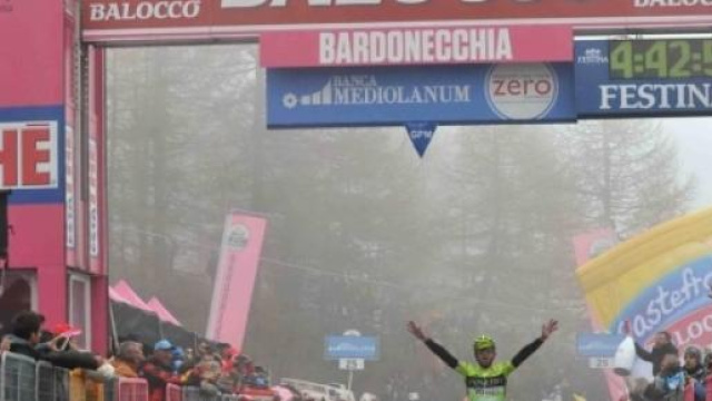 Mauro Santambrogio  al Giro d'Italia
