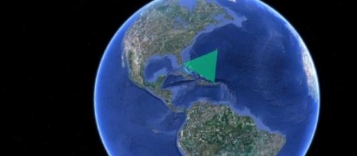 Localiza&ccedil;&atilde;o do Tri&acirc;ngulo das Bermudas no Atl&acirc;ntico