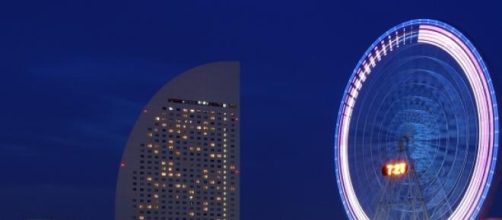 Vista nocturna de la imponente Tokio