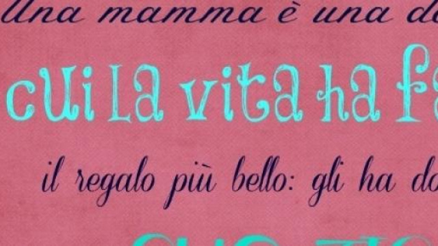 Il pi&ugrave; bel dono per una donna &egrave; essere madre.