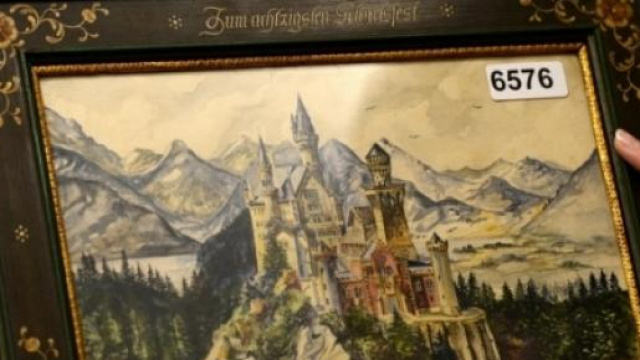 Il quadro di Hitler: il castello Neuschwachstein