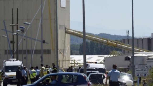 Un'immagine dell'industria di gas