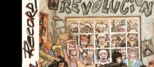 Parte de la portada del disco.