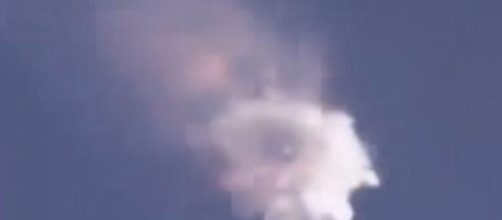 Estallido del propulsor Falcon 9.