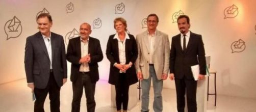 Los candidatos y el conductor.Gentileza: SRT