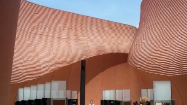 Uno scorcio del padiglione degli Emirati Arabi