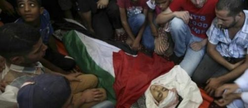 ni&ntilde;os en la franja de Gaza