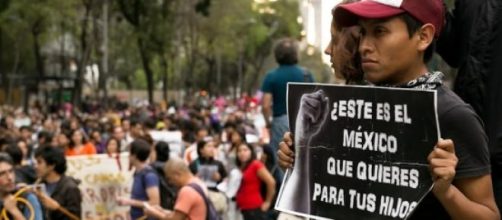 Protestas por los estudiantes desaparecidos 