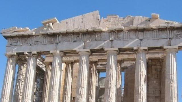 Il Partenone ad Atene (Grecia)