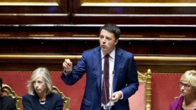 Il presidente del Consiglio, Matteo Renzi