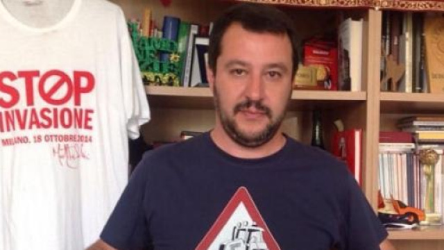 Il segretario della Lega, Matteo Salvini