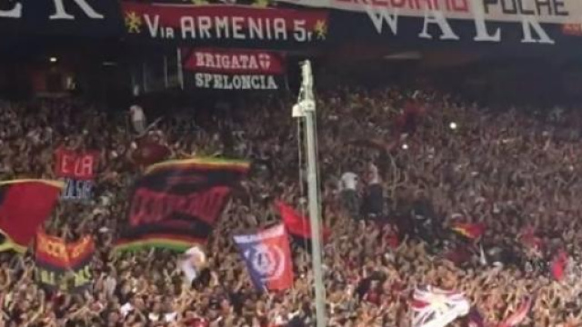La Gradinata Nord, cuore del tifo genoano