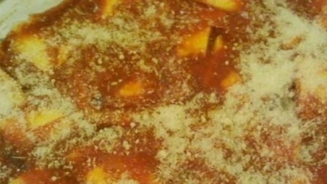 La parmigiana fatta con cotolette di pollo
