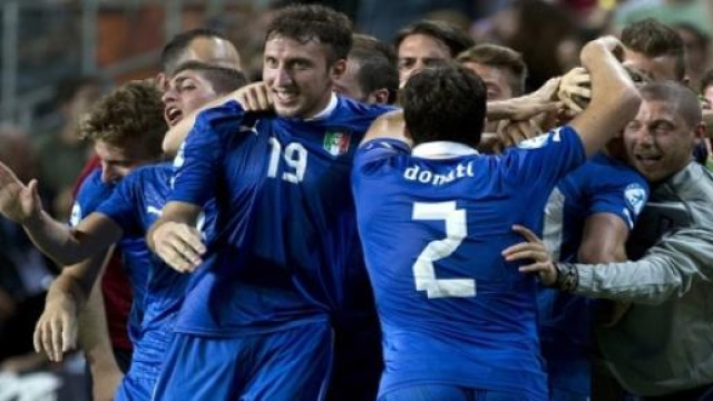 Una bella immagine degli azzurrini 