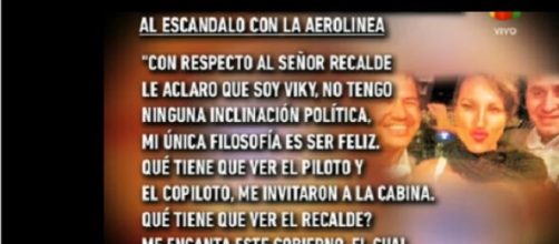 Las declaraciones de la modelo