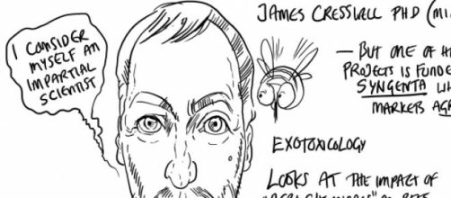 Dr James Cresswell, specialist in bee studies