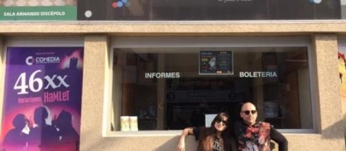 Jos&eacute; Mar&iacute;a Muscari y Magui Bravi en el casting