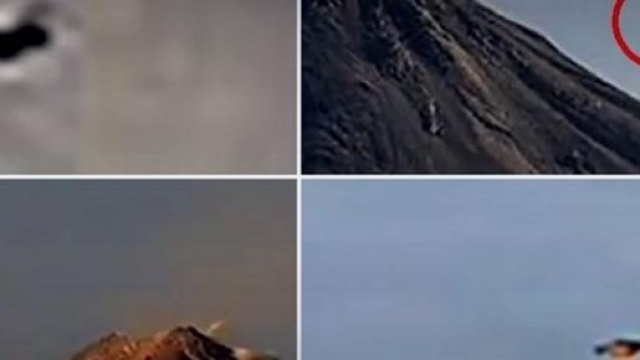 Avvistamenti UFO sui vulcani in Messico