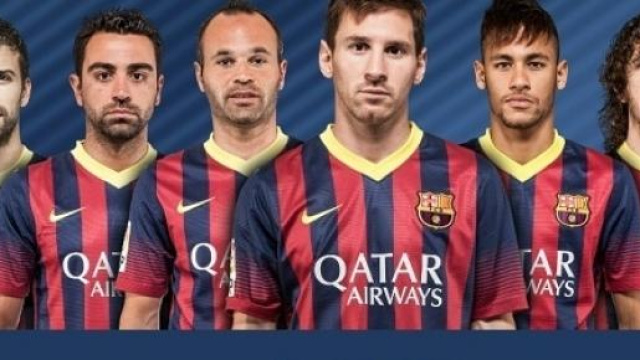 Il Barca vincitore della Champions 2014/2015