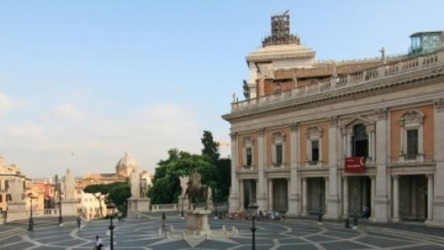 Il Campidoglio, sede del Comune di Roma