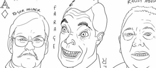 Senior UKIP MEPs helmer farage and coburn