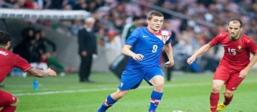 Kovacic playing for Croatia national team