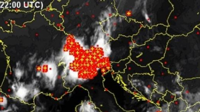 Violenti temporali con grandine al Nord Italia