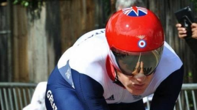 Bradley Wiggins in azione
