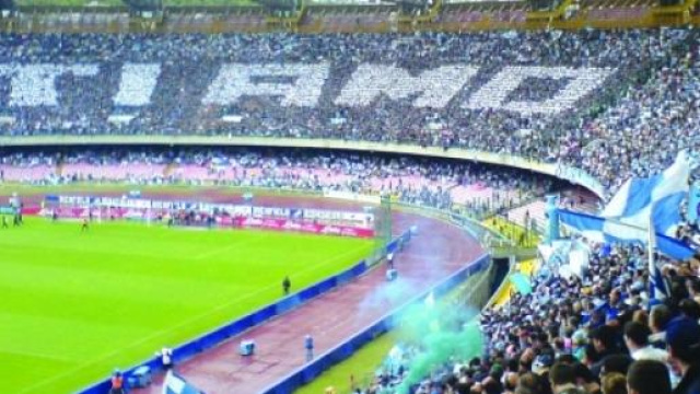 La mitica curva del Napoli