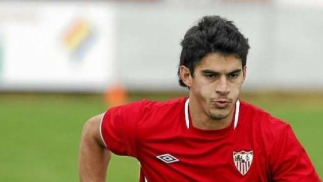 Diego Perotti con la maglia del Sevilla