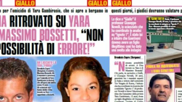 Il servizio pubblicato su 'Giallo'