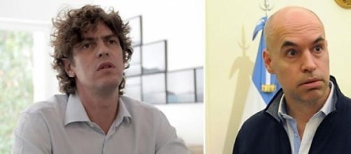 Mart&iacute;n Lousteau (ECO) y Horacio R. Larreta (PRO)