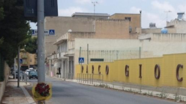 Il luogo dell'incidente a Mazara del Vallo (TP)