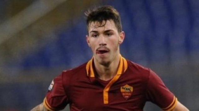 Alessio Romagnoli con la maglia della Roma