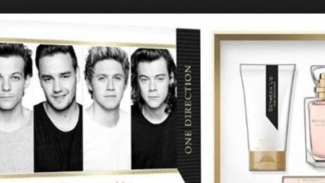 La confezione del nuovo profumo dei One Direction 