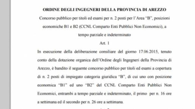 Ricerca 2 impiegati diplomati tempo indeterminato 