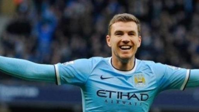 Edin Džeko, 29enne attaccante del Manchester City