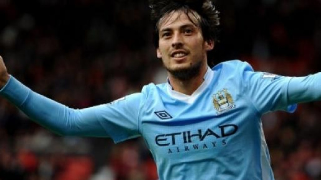 David Silva, centrocampista del City
