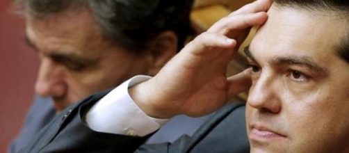 Alexis Tsipras en el Parlamento