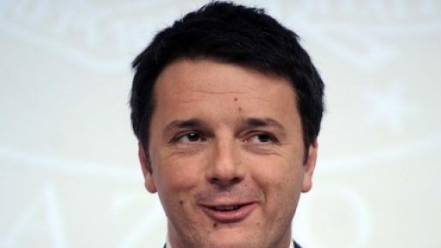 Il premier italiano, Matteo Renzi