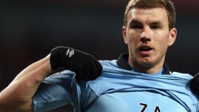 Edin Dzeko obiettivo principale della Roma