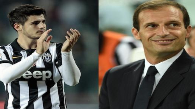Morata &egrave; single. Allegri lancia la sua nuova app
